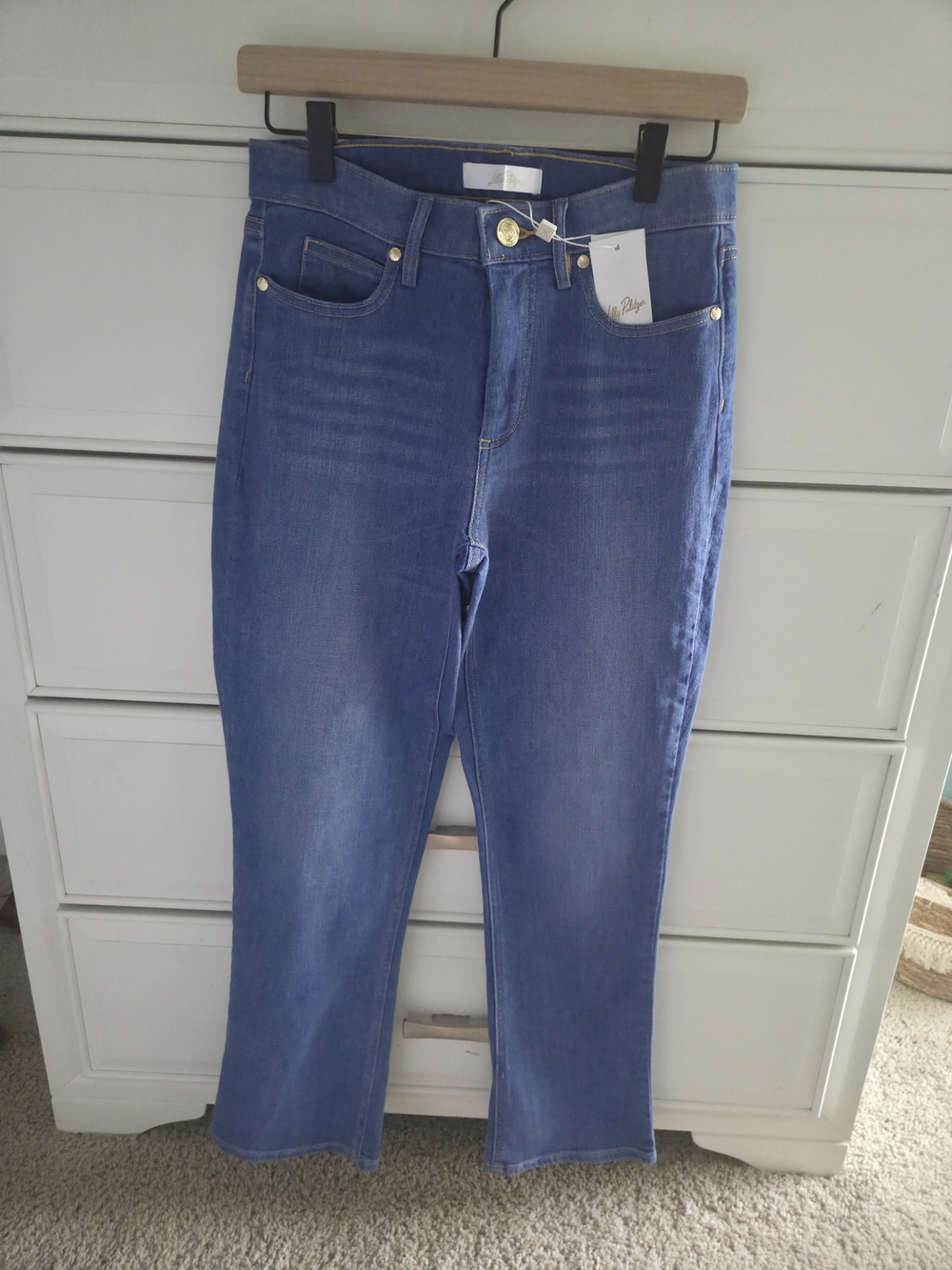 Lilly Pulitzer Liza High Rise Crop Jeans - Picture 3 of 5